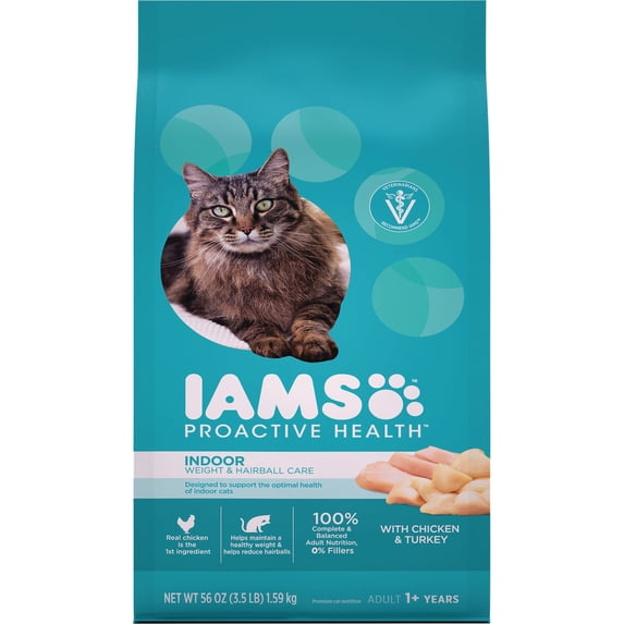 ADMC Iams Proactive Health Weight Control & Hairball Care Dry Cat Food - Pack of 2