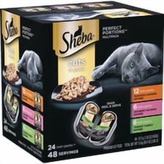 ADMC Sheba Perfect Portions Cuts in Gravy Wet Cat Food - Pack of 2