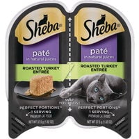 ADMC Sheba Perfect Portions Pate Wet Cat Food - Pack of 10 Bulk Household Pack