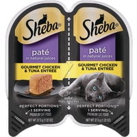 ADMC Sheba Perfect Portions Pate Wet Cat Food - Pack of 10