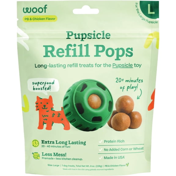 ADMC Woof Pupsicle Dog Pop Treat - Single Pack