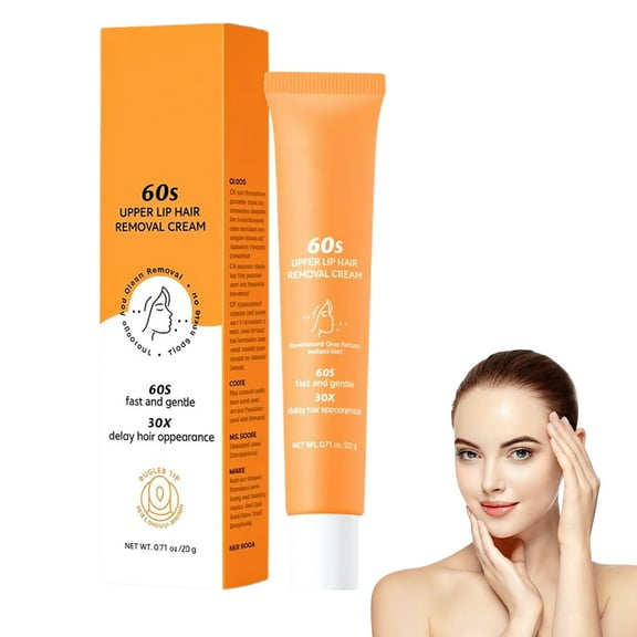 ADNOON Hair Removal Cream,2025 New Gentle Facial Hair Removal Cream With Scraper,Painless Hairs Removers for Body Face Lips (1)