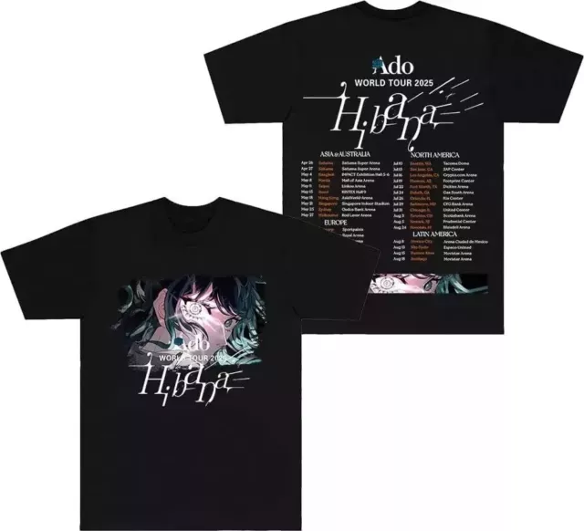 Ado WORLD TOUR 2025 Hibana Limited Goods Fashionable Long T