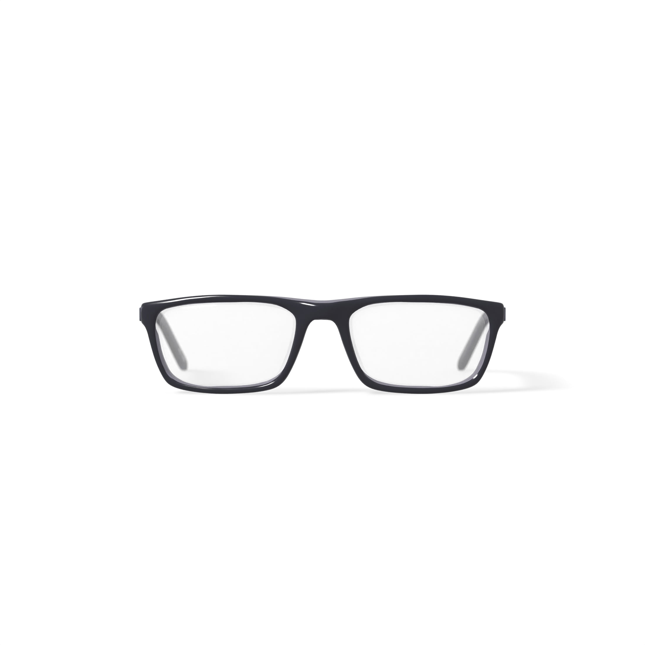 Adolfo Youth Champion Square Prescription Eyeglasses with Case, Black