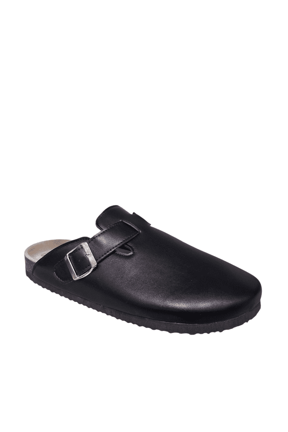 Cloud Man Clogs Faux leather ,water resistant , anti slip - para Hombre Black color , size 11 (Billy)