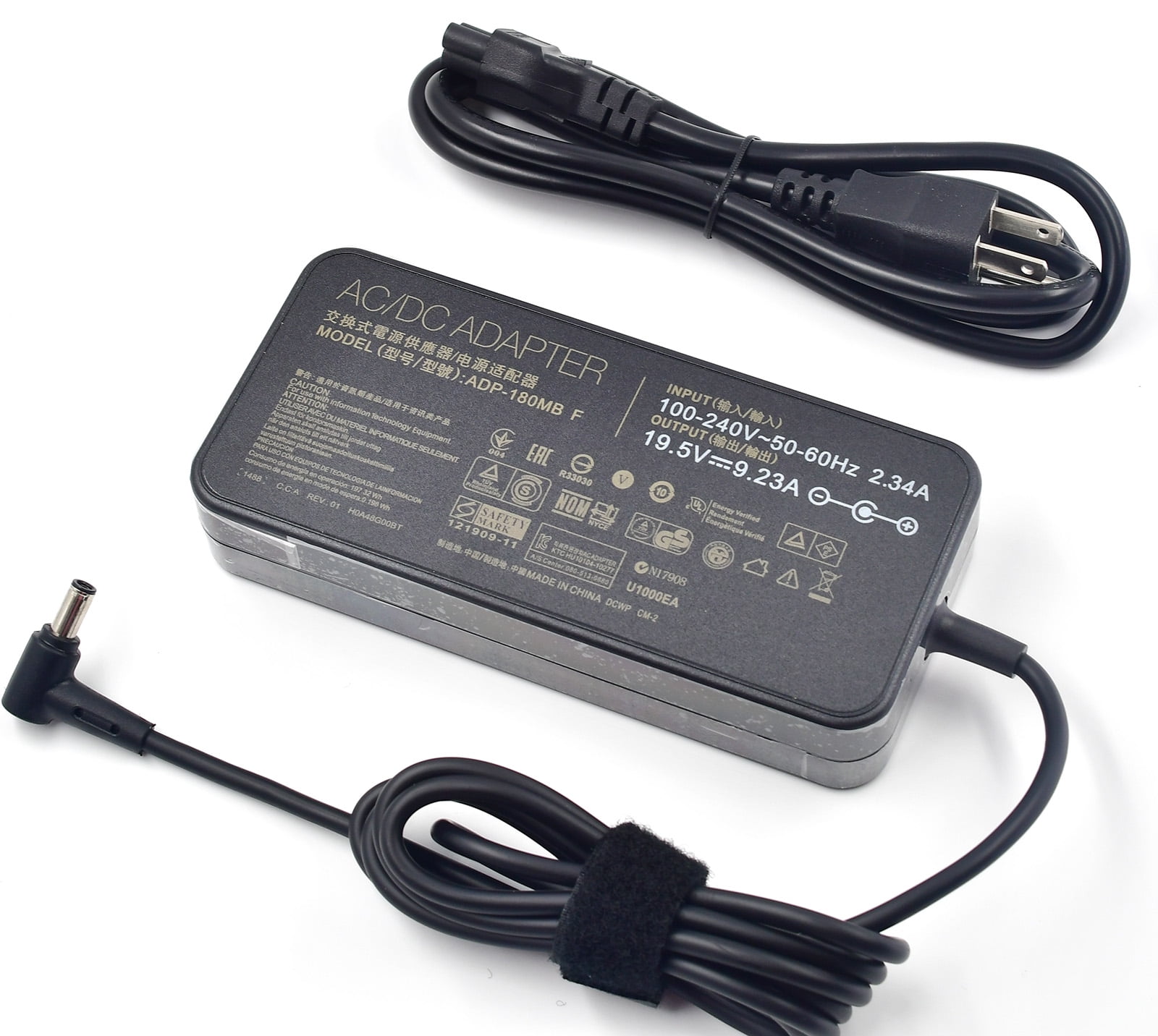 180 W ASUS Rog Laptop Charger、19 V 9.5 A 180 W ASUS Rog電源アダプタ対応ASUS Rog G 55 G 55 VW G 46 VW G 70 G 75 VW G 75 VX A 53 A 53 S G 750 JM G 180W 19.5V 9.23A Power Adapter for ASUS ROG Strix GL502VM GL502VT
