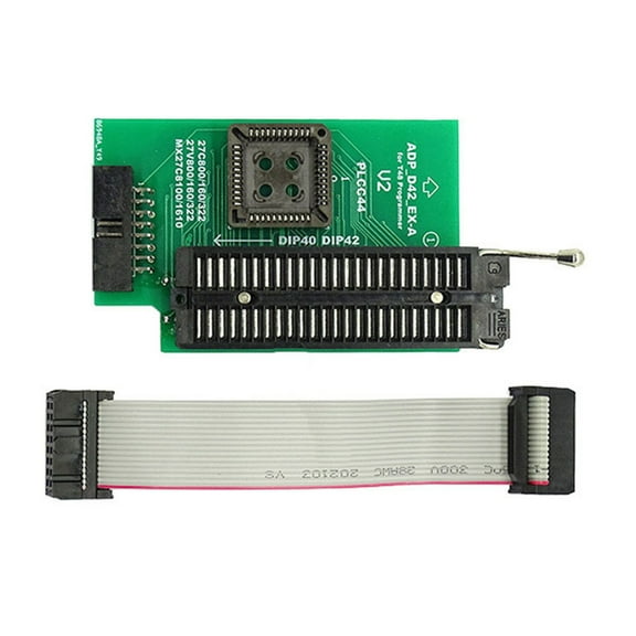 ADP_D42_EX-A Adapter For T48 Programmer Compatible for DIP42 PLCC44 27C800/160/322 27V800 Enhances Efficiency&Accuracy