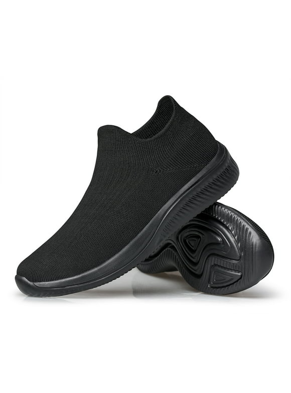 ADQ Men's Lightweight Athletic Sneakers Slip on Shoes Distance Running Shoes