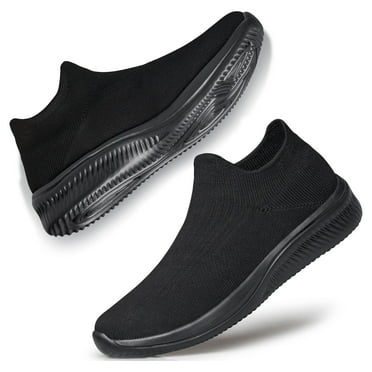 ADQ Men's Lightweight Athletic Sneakers Slip on Shoes Distance Running Shoes