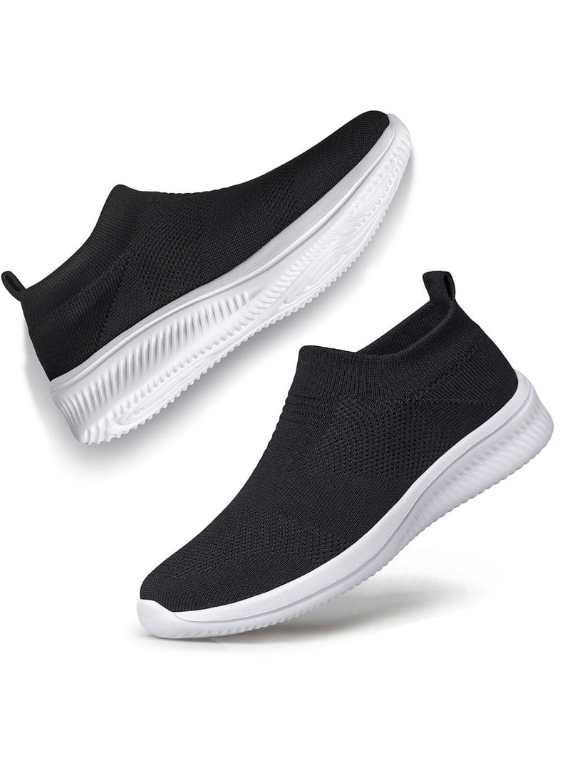 ADQ Men's Lightweight Slip-On Shoes, Casual Breathable Mesh