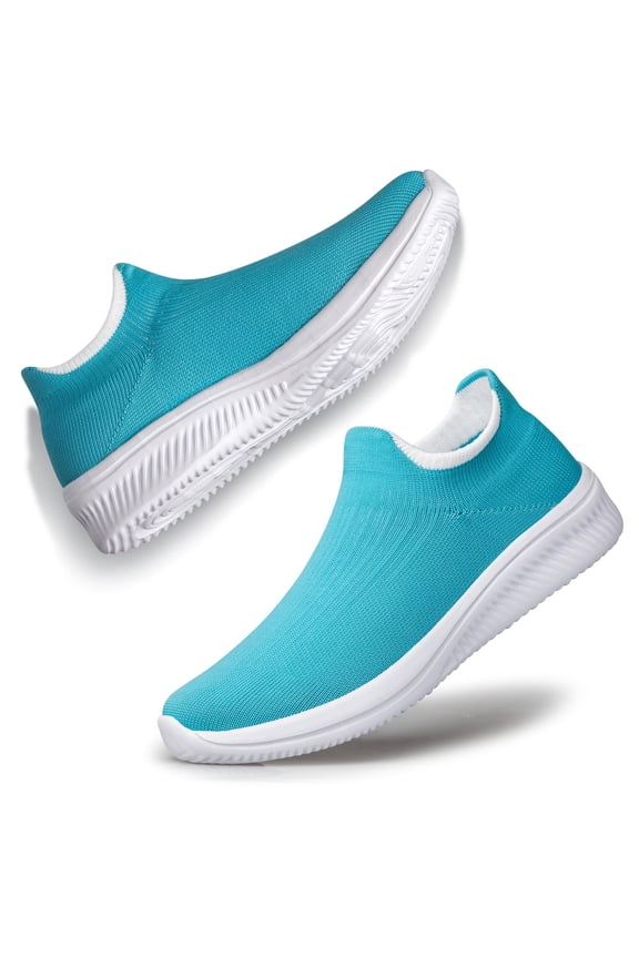 Women's Slip on Walking Shoes Lightweight Athletic Sneakers Comfort Casual Shoes