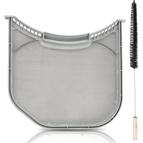 ADQ56656401 Dryer Lint Filter Upgraded Stainless Steel Mesh Screen for LG ADQ566564 and Ken-more Elite Dryer Lint Screen Replacement with Clothes Dryer Lint Vent Trap Cleaner Brush Part #PS3531962