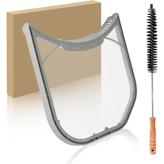 ADQ56656403 Dryer Lint Filter Screen Replacement Compatible With LG WashTowers & Dryer DLGX4201B DLGX4201W WKE100HVA, 11.2" * 10.9" Dryer Lint Filter Trap Screen Strainer 4960837 AP7012980 PS16546780