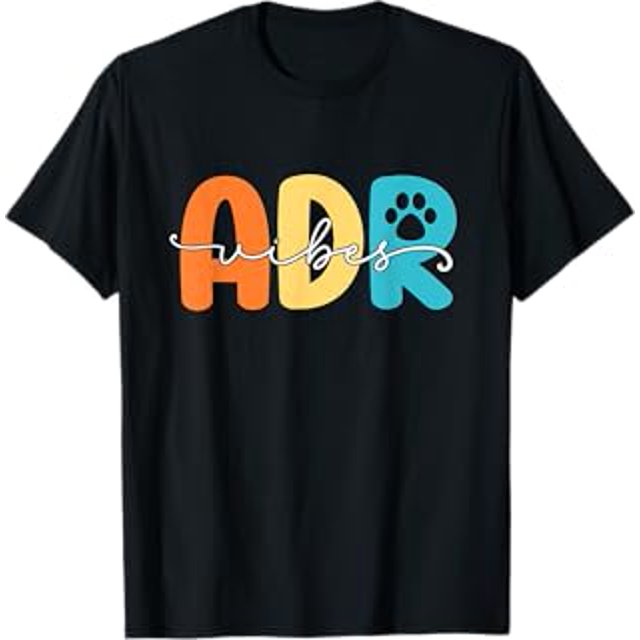 ADR Vibes Veterinary Assistant Veterinarian Vet Tech TShirt