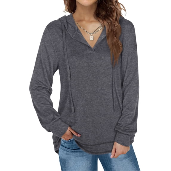 ADREAMLY Women's Hoodie Long Sleeve Pullover Hooded Sweatshirt with Pocket