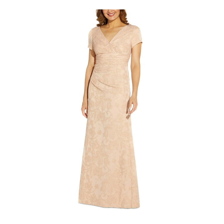 Adrianna papell metallic textured gown best sale