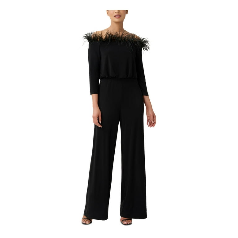 Adrianna papell ruffle sleeve jumpsuit sale