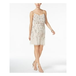 Adrianna papell short white dress 2025