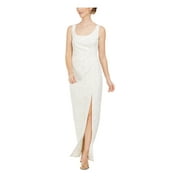 chinese dress ladies Beaded Fringe Bridal Gown by Adrianna Papell 40415 main image 1