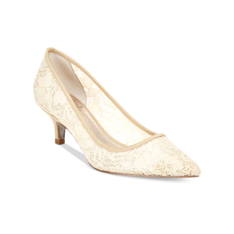 Adrianna papell lois lace 2025 kitten heels
