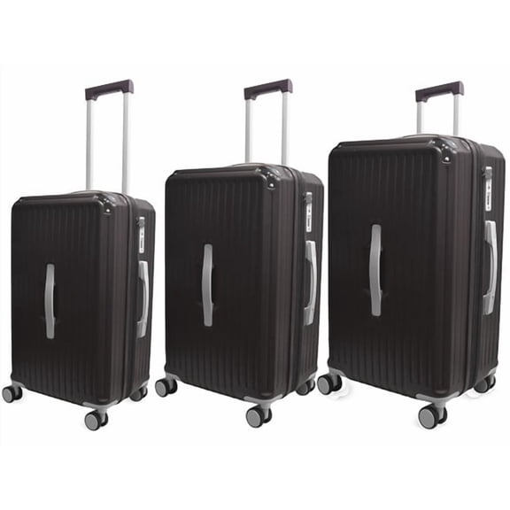 ADRIENNE VITTADINI 25" HARD SIDE TRUNK CASE - TRUFFLE