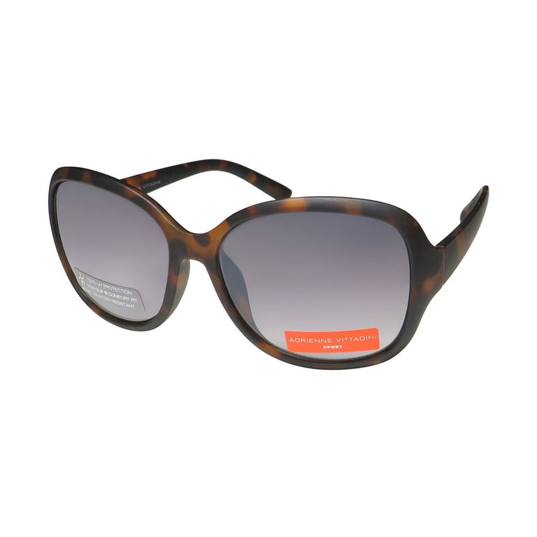 Adrienne Vittadini 2843 Sunglasses for Women Rubber Tortoise 0 0 0