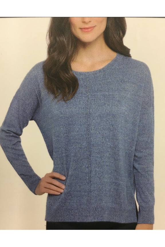 Women's Long Sleeve Sweater (Storm Platinum, X-Large) - NEW
