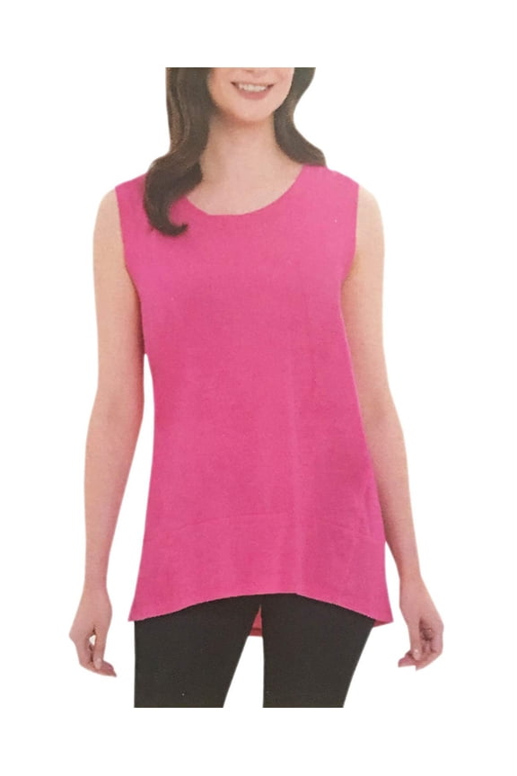 Women's Sleeveless Fashion Top Berry Pink, XX-Large
