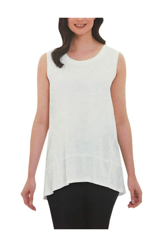 Women's Sleeveless Fashion Top Chalk, XXL