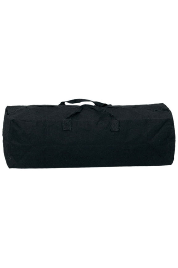 ADROIT 60" Black Canvas Long Travel & Storage Bag Size 60" x 8" x 8" Reinforced Nylon Handle Perfect Storage For Long Items Like Flags, Poles, Tripods, Fishing Rods, Skis, Golf Clubs