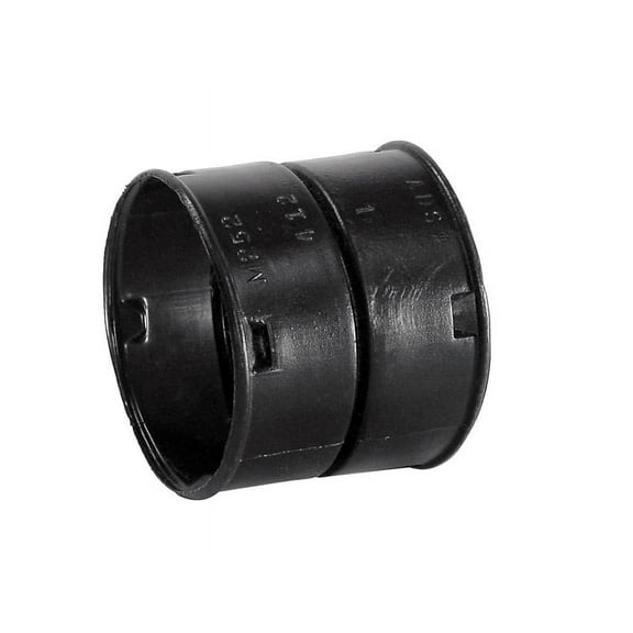 ADS 0612AA Single-Wall HDPE 6 in. Black-Colored External Snap Culvert Coupling