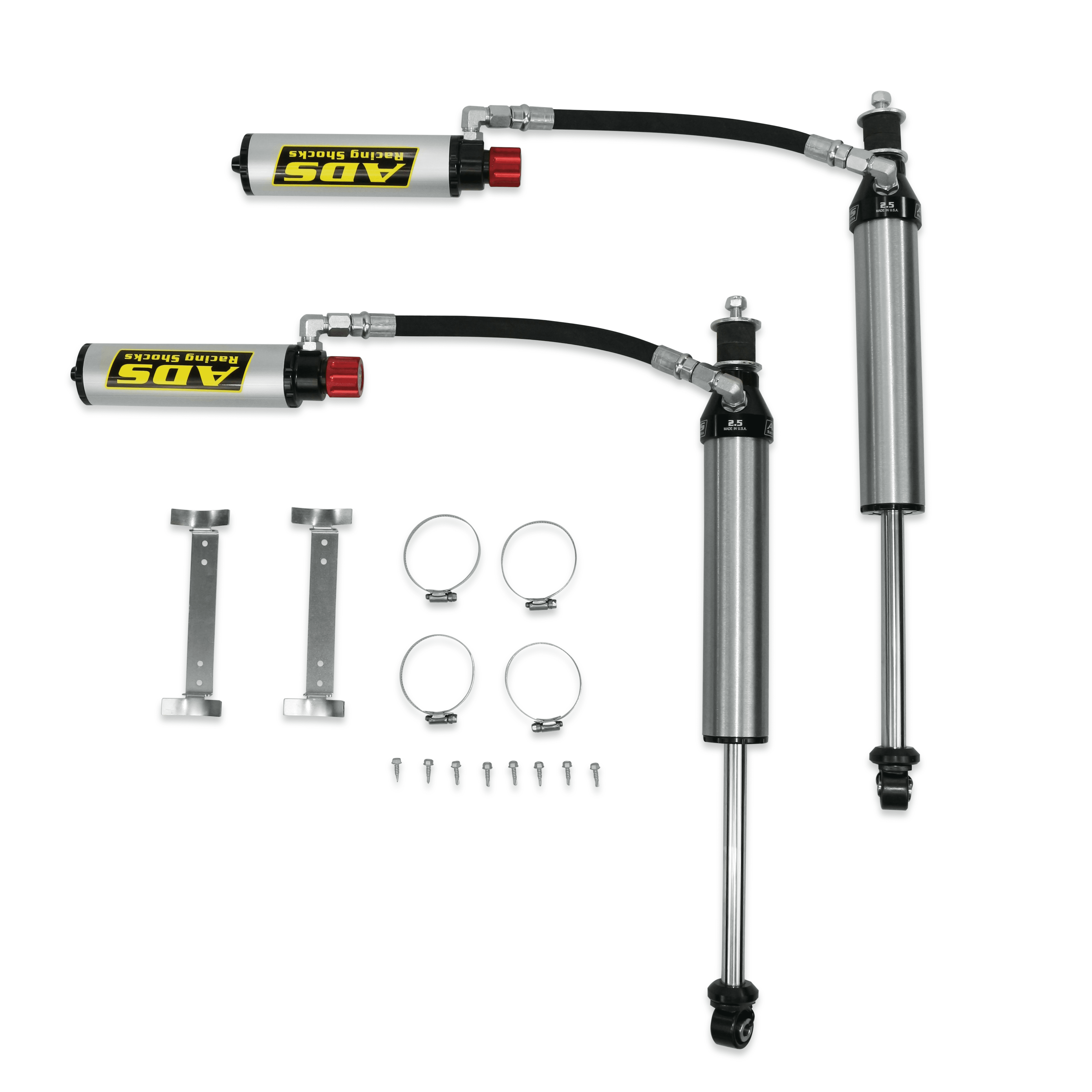 ADS Racing Shocks 250-13RAM-RA0 Direct Fit 2.5" Adjustable Piggyback Race Shocks - Rear