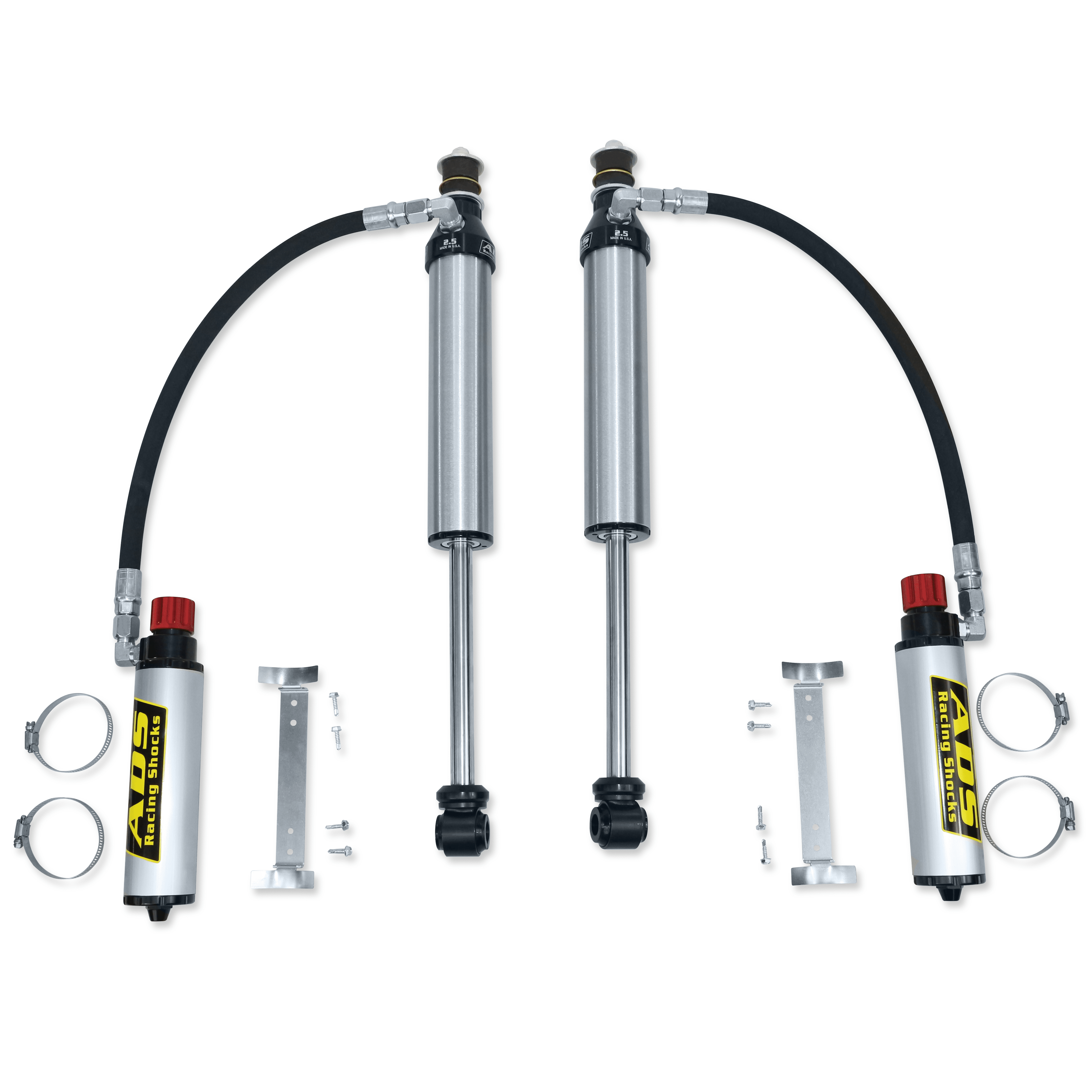 ADS Racing Shocks 250-4RFJR-A00 Direct Fit 2.5" Adjustable Reservoir Race Shocks - Rear