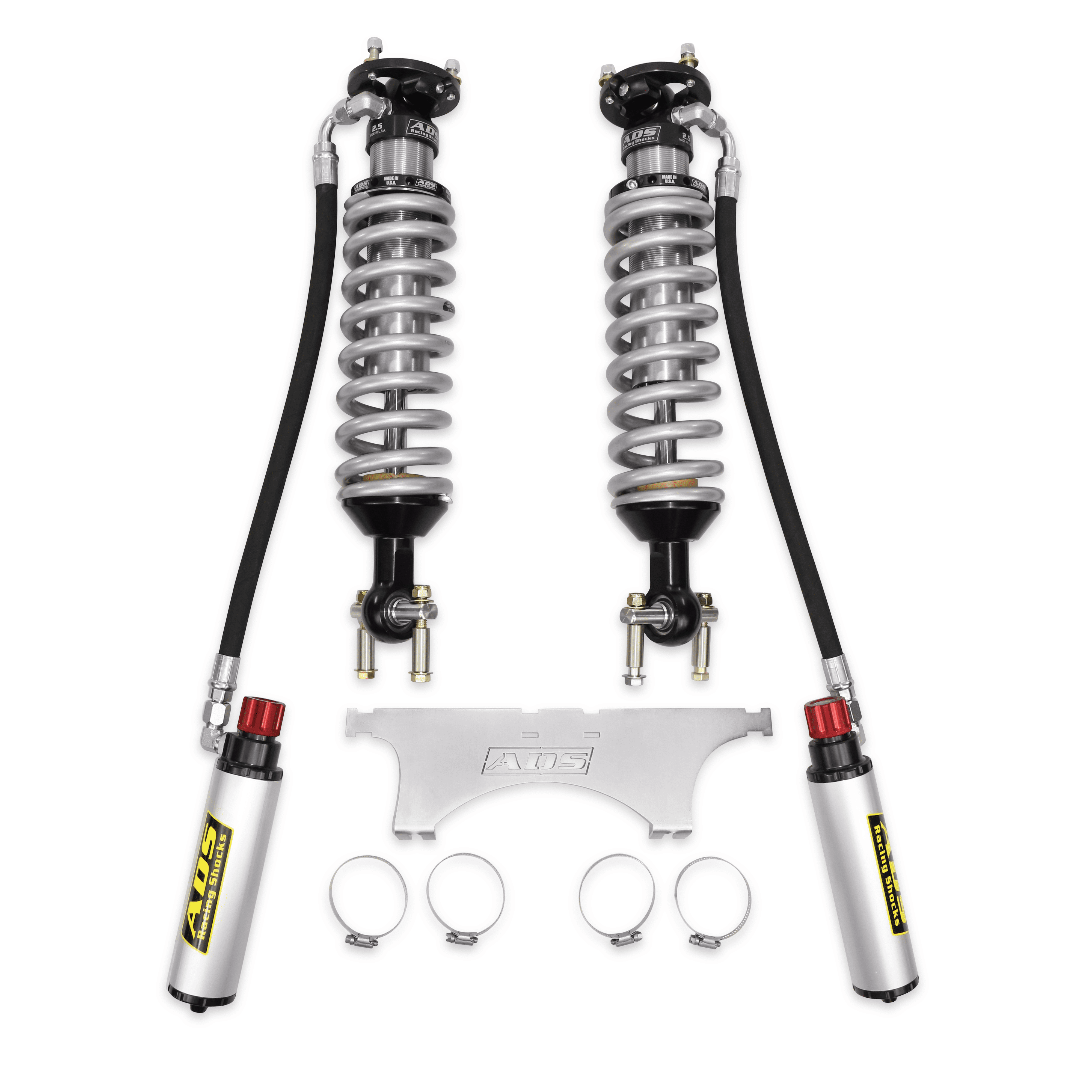 ADS Racing Shocks 250-F15FD-A60 Direct Fit 2.5" Adjustable Reservoir Race Coilovers - Front