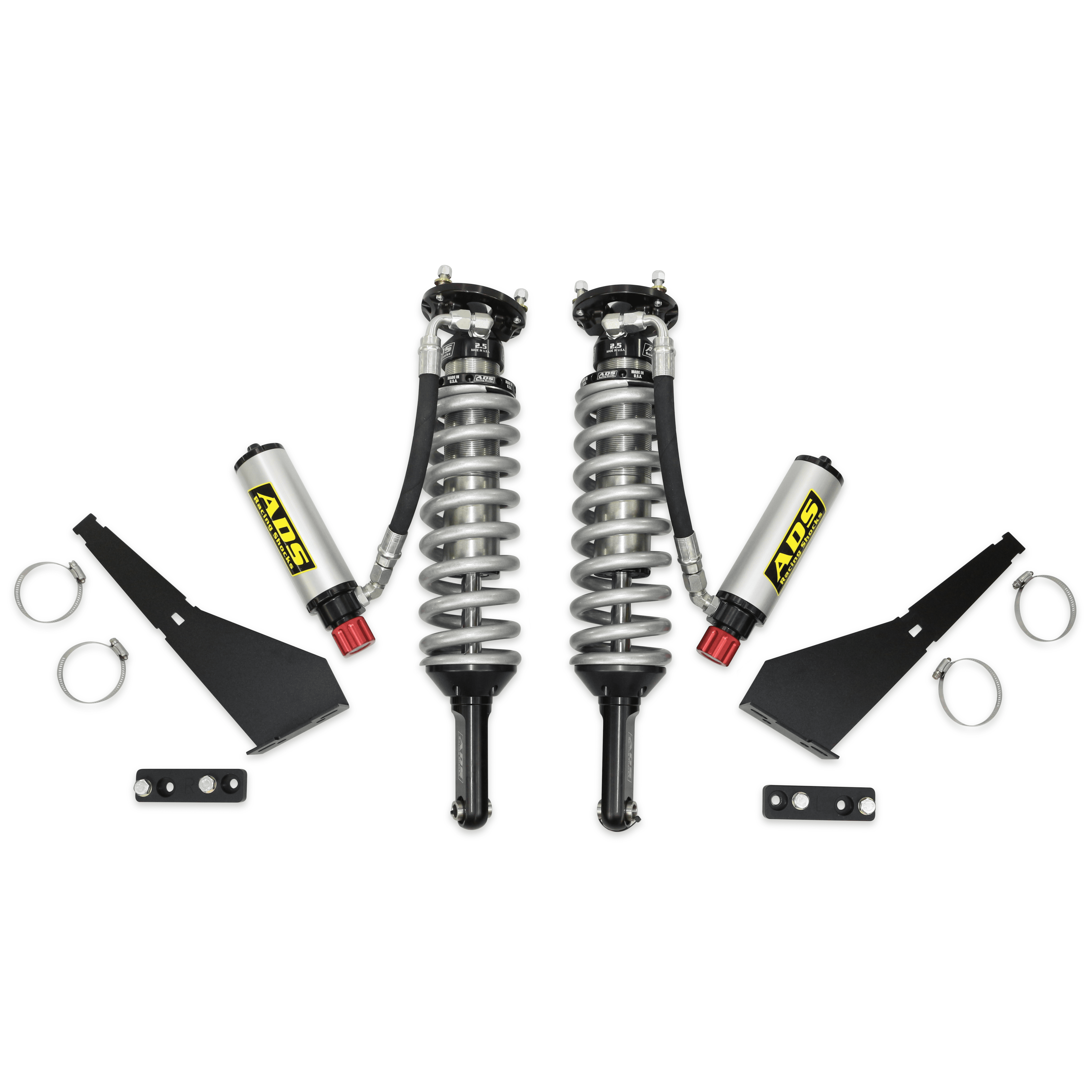 ADS Racing Shocks 250-T4006-A70 Direct Fit 2.5" Adjustable Reservoir Race Coilovers - Front