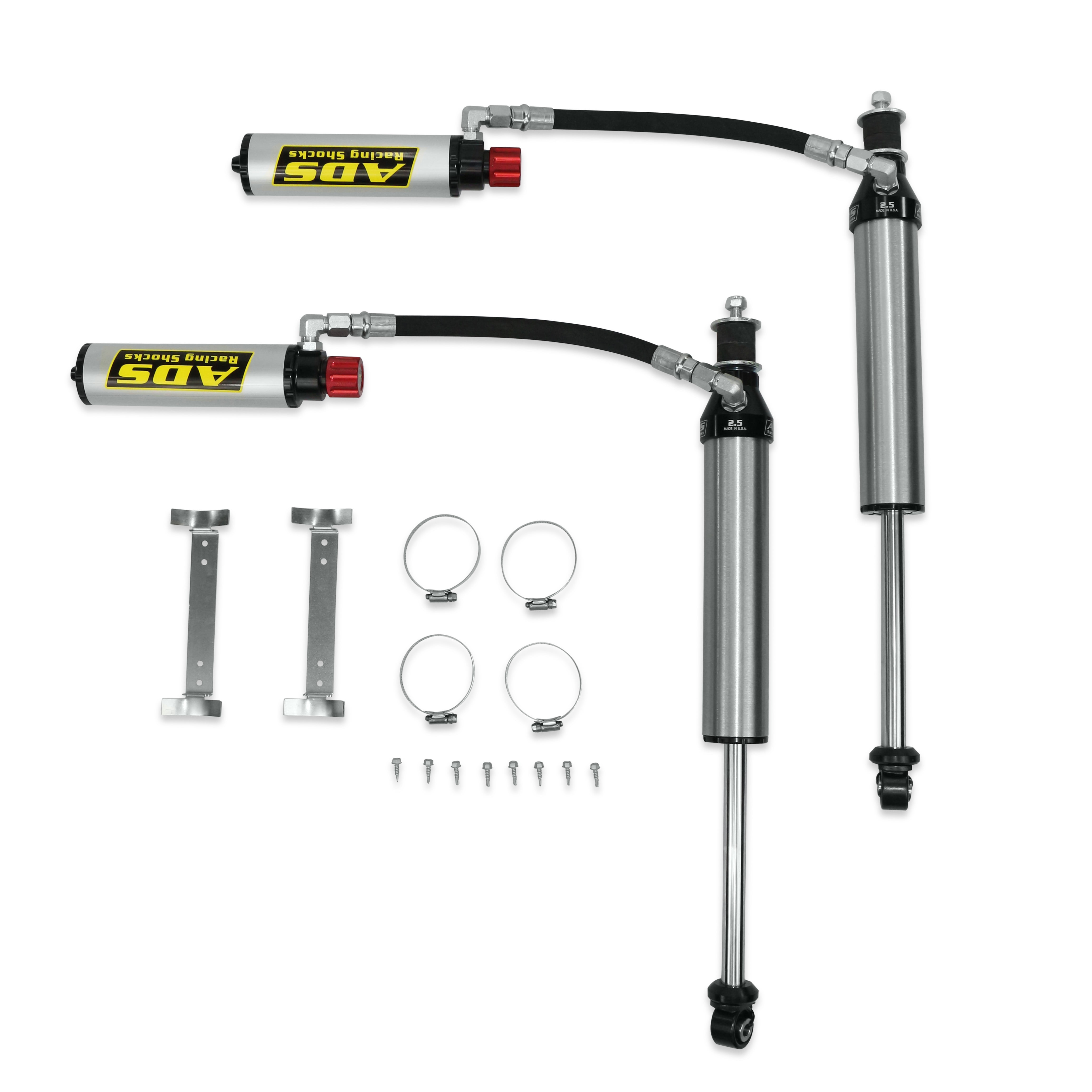 ADS Racing Shocks 250-T4P09-A00 Direct Fit 2.5" Adjustable Reservoir Race Shocks - Rear