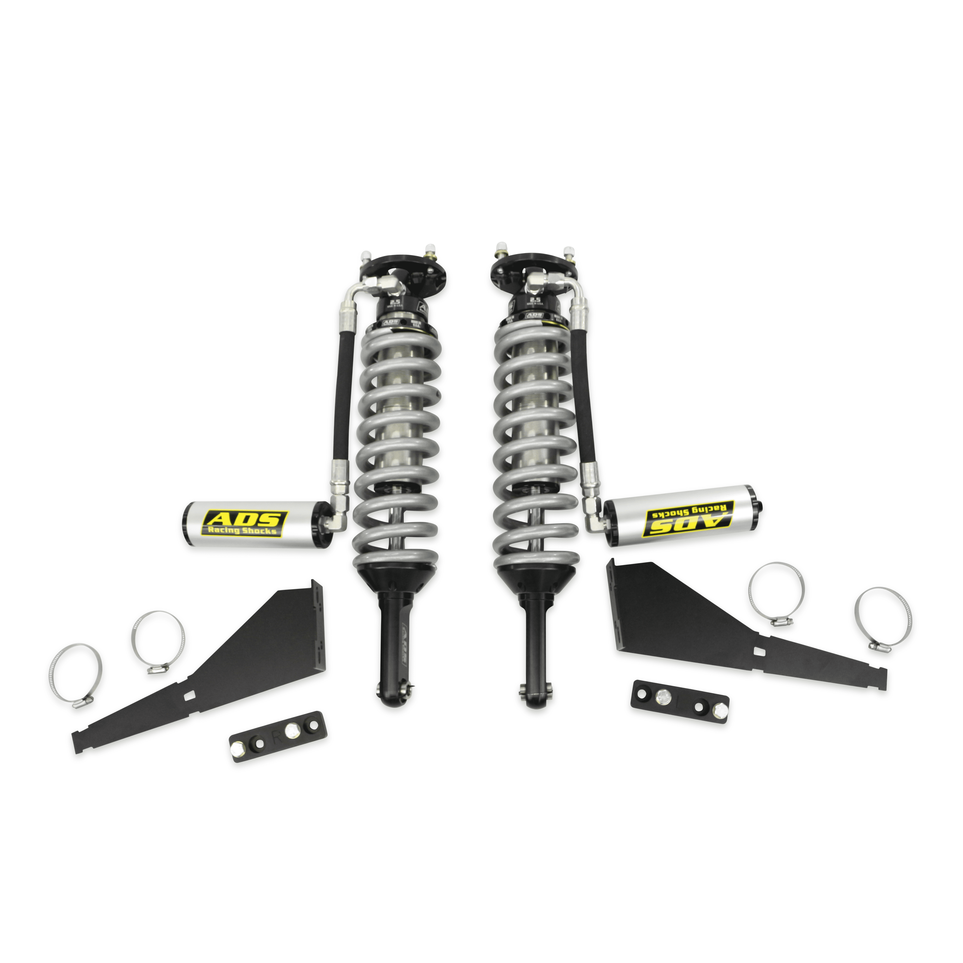ADS Racing Shocks 250-TN00L-000 Direct Fit 2.5" Long Travel Reservoir Race Coilovers - Front