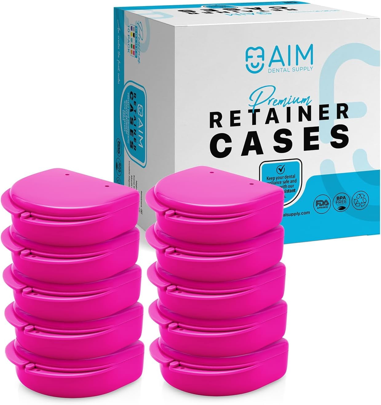 ADS Retainer Case with Vent Holes, Perfect Retainer Holder, Mouth Guard ...