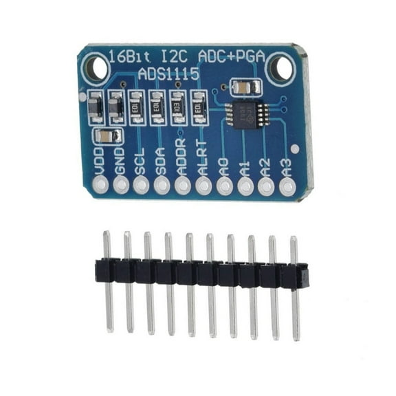 ADS1115 16 Bit ADC Adapter Module 4 Channel I2C Programmable Amplifier