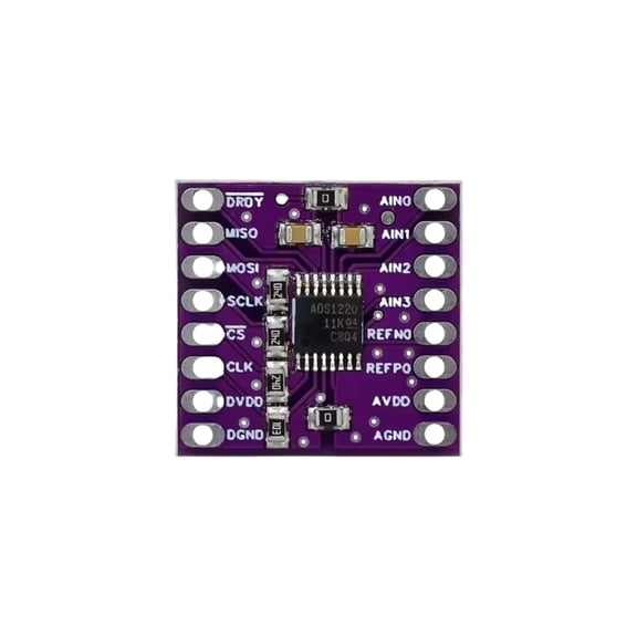ADS1220 ADC24/16Bit Converter Module I2C Interfaces Low Power Consumption For Industrial Automation Sensor Interfaces