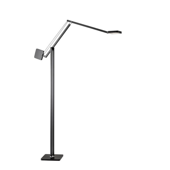 Adesso® ADS360 Cooper LED Floor Lamp, 69"H, Matte Black