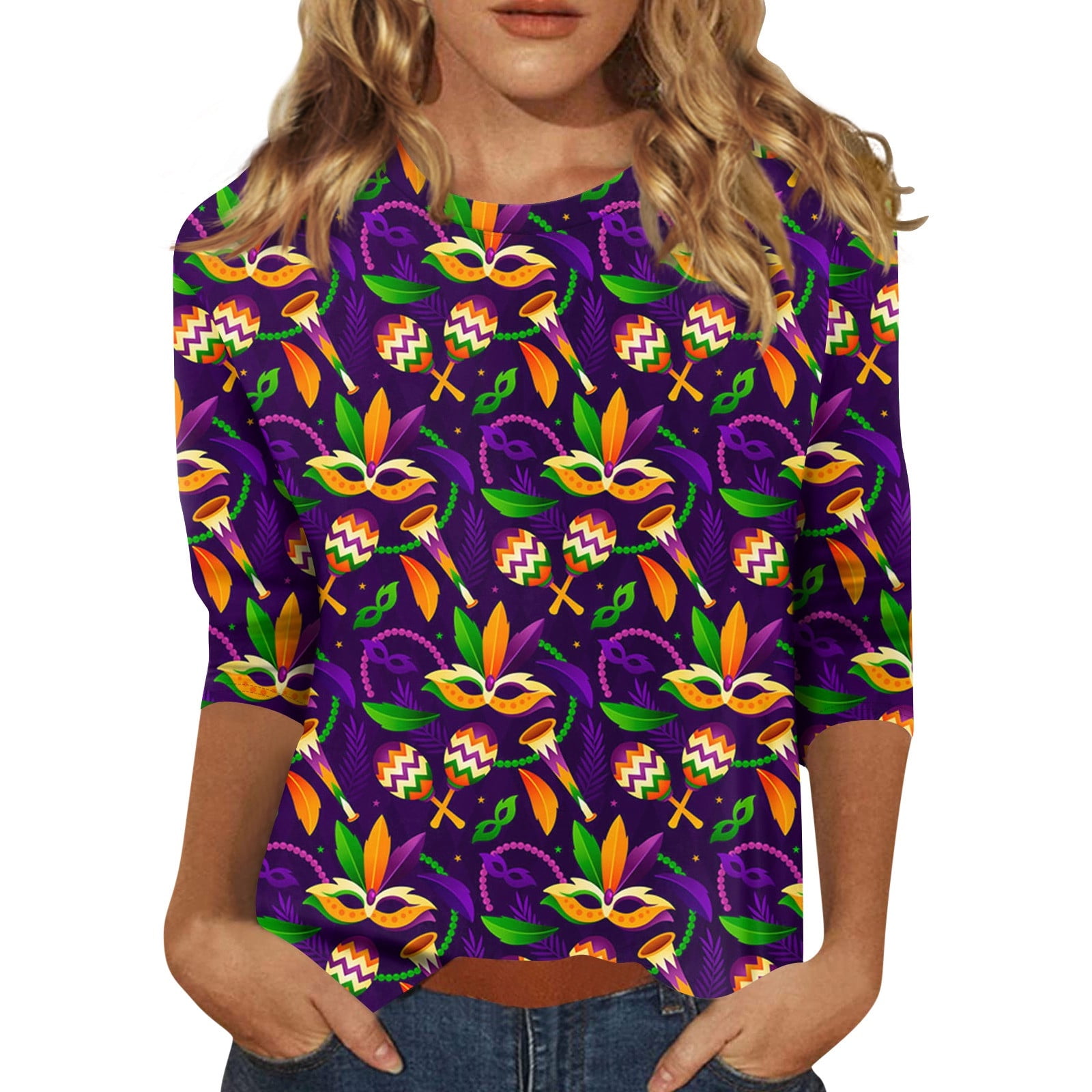 mardi gras plus size shirts