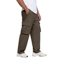 thumbnail image 1 of ADSSDQ Mens Lightweight Cargo Sweatpants Wide Leg Loose Fit Casual Joggers Sweat Cargo Sweatpant with Pockets Brown 2XL Sweatpants, 1 of 8