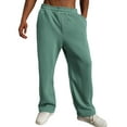 thumbnail image 1 of ADSSDQ Mens Sweatpants Baggy Running Sports Pants Loose Casual Trousers Elastic Waist Straight Leg Jogger Sweatpants with Pockets Mint Green M, 1 of 4