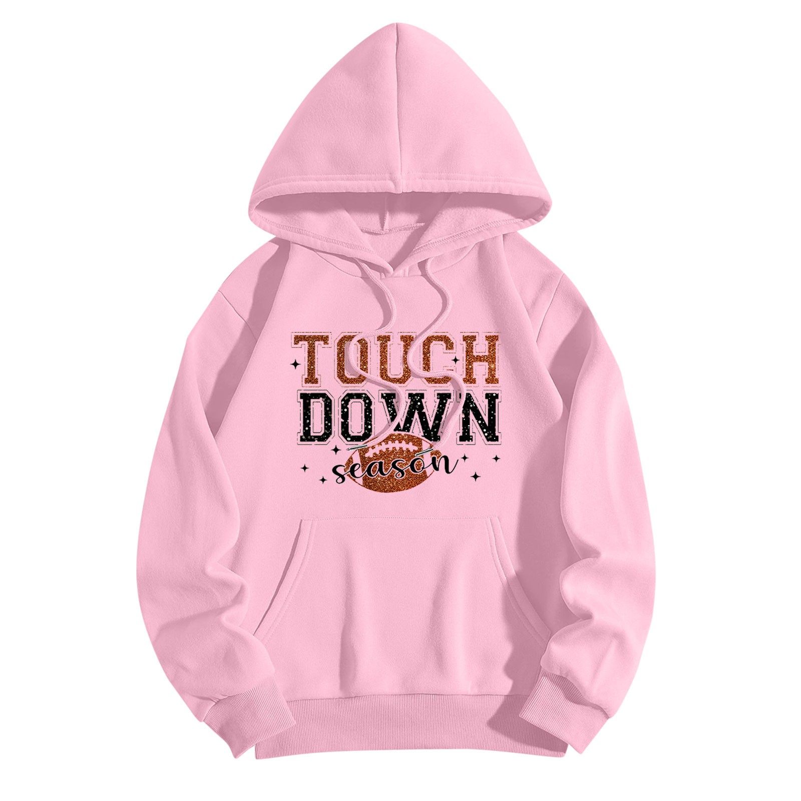 ADSSDQ Oversized Sweatshirt for Women Y2k Graphic Hoodies Game Day