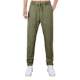 thumbnail image 1 of ADSSDQ Mens Hiking Pants Plus Size Relaxed fit Multipants-High Stretch Multi-Pocket Durable Cargo Pants Summer Casual Pants Army Green M, 1 of 3