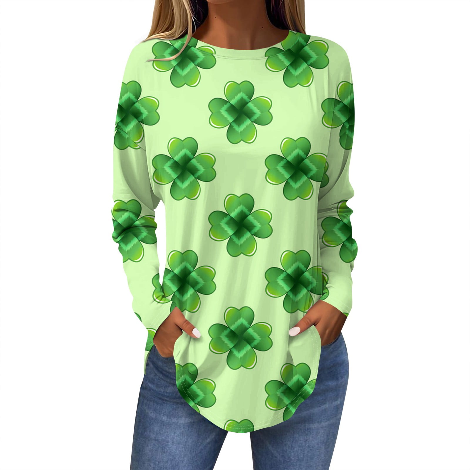 womens st patricks day shirt tunic
