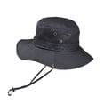 thumbnail image 1 of ADSSDQ Sun Hats for Men Women Bucket Hat UPF 50+ UV Protection Boonie Hat for Safari Fishing Hiking Garden Beach 2026 Black, 1 of 2