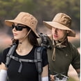 thumbnail image 1 of ADSSDQ Sun Hats for Men Women Bucket Hat UPF 50+ UV Protection Boonie Hat for Safari Fishing Hiking Garden Beach 2026 Khaki, 1 of 3