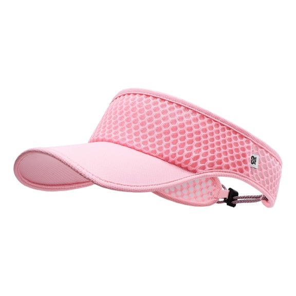 ADSSDQ Sun Visor Hat Men Women - Wide Brim Quick Dry Adjustable Cap, Lightweight for Golf Tennis Pickleball Beach Pink